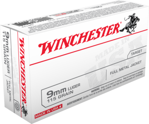 Munições Winchester - 9mm Luger - 115 Grain